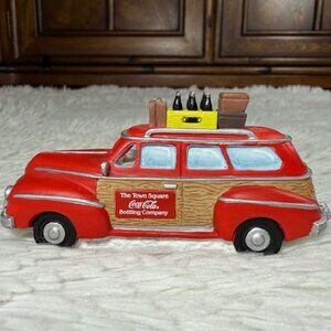 Vintage Coca-Cola Town Square Collection Family Wagon Bottling Company Figurine